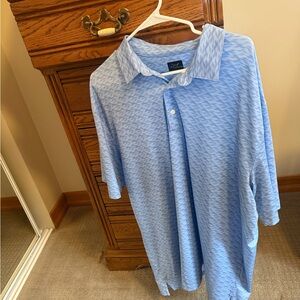 Greg Norman Collection Light Blue Polo Shirt